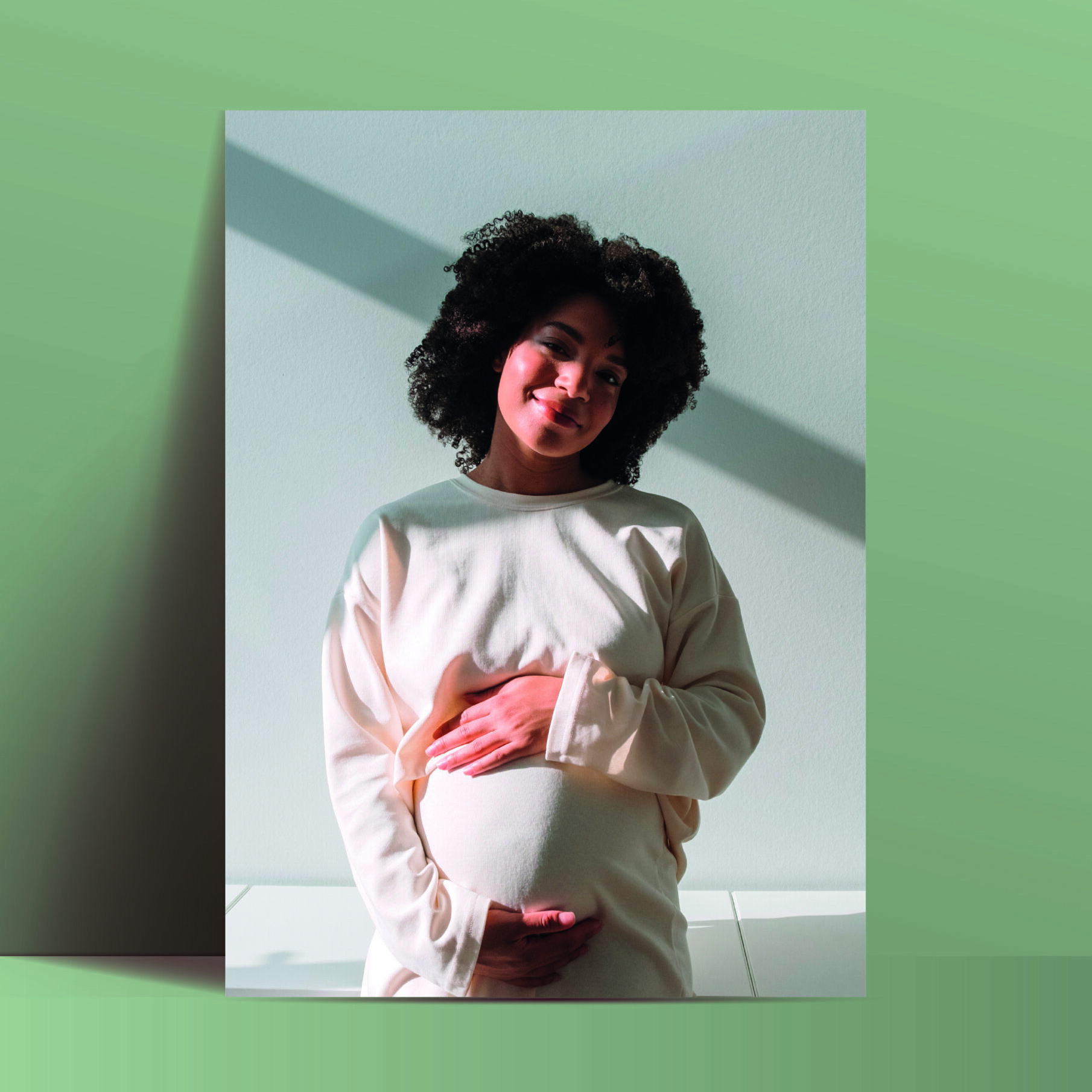 Affiche photo personnalisée photo personnalisé de grossesse pour future maman